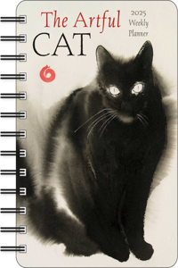 Artful Cat 2025 Weekly Planner Calendar