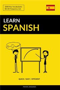 Learn Spanish - Quick / Easy / Efficient