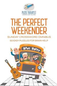 Perfect Weekender Sunday Crossword Omnibus 50 Easy Puzzles for Brain Help