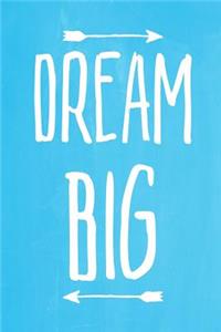 Pastel Chalkboard Journal - Dream Big (Light Blue)