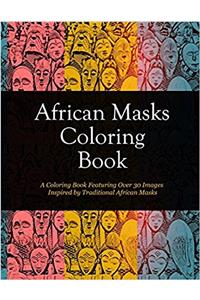 African Masks Coloring Book