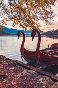 Swan Boats and Autumn Leaves at the Lake Journal