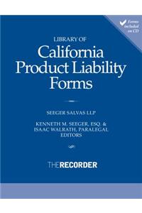 Library of California Product Liability Forms