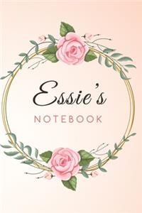 ESSIE'S Customized Floral Notebook / Journal 6x9 Ruled Lined 120 Pages School Degree Student Graduation university