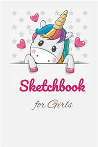 Sketchbook for Girls (6 x9)