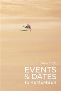 JAN-DEC Events & Dates to Remember