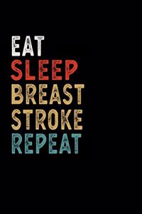 Eat Sleep Breaststroke Repeat Funny Sport Gift Idea