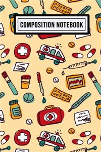 Medical Unruled Composition Notebook