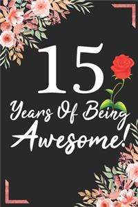 15 Years Of Being Awesome!