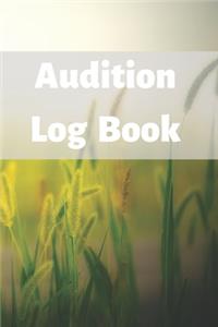 Audition Log Book