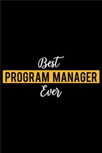 Best Program Manager Ever