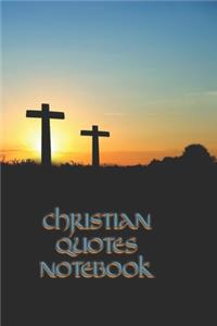 Christian Quotes Notebook