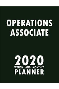 Operations Associate 2020 Weekly and Monthly Planner