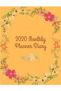 2020 Monthly Planner Diary