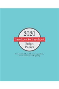 2020 Paycheck to Paycheck Budget Planner