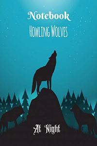 Howling Wolves At Night