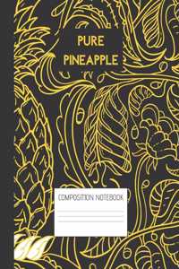 pure pineapple Composition Notebook