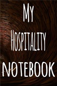 My Hospitality Notebook