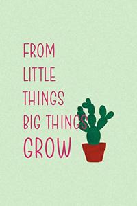 From Little Things Big Things Grow