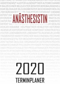 Anästhesistin - 2020 Terminplaner