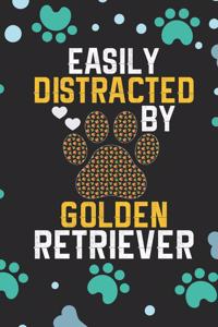 Easily Distracted by Golden Retriever