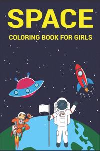 Space Coloring Book for Girls