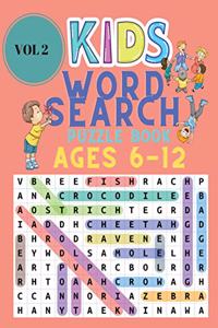 Kids Word Search Puzzle Book for Ages 6-12