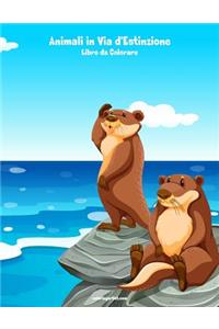 Animali in Via d'Estinzione Libro da Colorare 1
