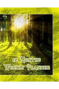 12 Month Weekly Planner