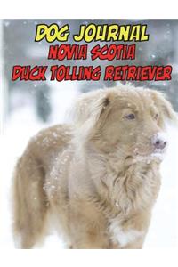 Dog Journal Novia Scotia Duck Tolling Retriever
