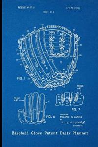 Baseball Glove Patent Daily Planner