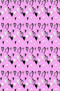 Pink Hearts Lined Journal