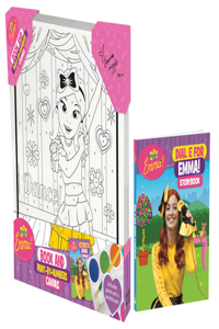 Wiggles Emma!: Book and Paint by Numbers Canvas