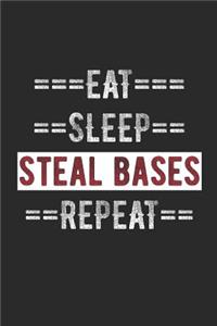 Baseball Journal - Eat Sleep Steal Bases Repeat