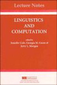 Linguistics and Computation