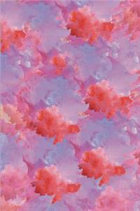 Journal: Watercolor Abstract (Lilac and Peach) 6x9 - Lined Journal - Writing Journal with Blank Lined Pages