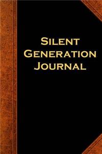 Silent Generation Journal Vintage Style