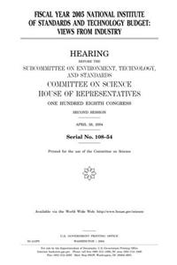 Fiscal Year 2005 National Institute of Standards and Technology Budget