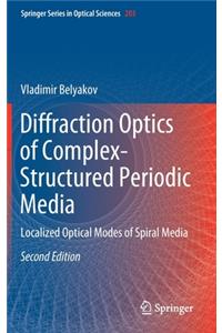 Diffraction Optics of Complex-Structured Periodic Media: Localized Optical Modes of Spiral Media