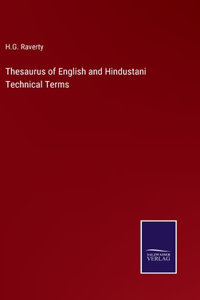 Thesaurus of English and Hindustani Technical Terms