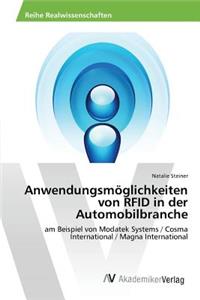 Anwendungsmöglichkeiten von RFID in der Automobilbranche