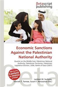 Economic Sanctions Against the Palestinian National Authority