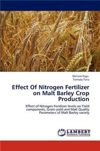 Effect Of Nitrogen Fertilizer on Malt Barley Crop Production