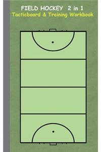 Field Hockey 2 in 1 Tacticboard and Training Workbook