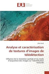 Analyse Et Caractérisation de Textures D Images de Télédétection