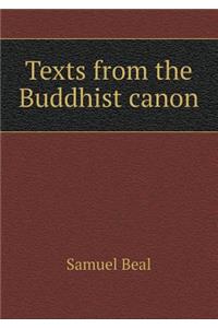Texts from the Buddhist canon