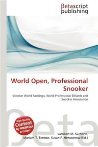 World Open, Professional Snooker