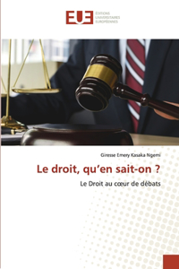 droit, qu'en sait-on ?