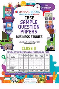 Oswaal CBSE Sample Question Paper Class 11 Business Studies Book (For March 2020 Exam)