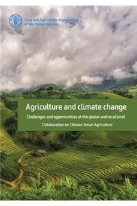 Agriculture and climate change